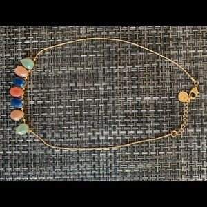 Liz Claiborne short golden colored necklace